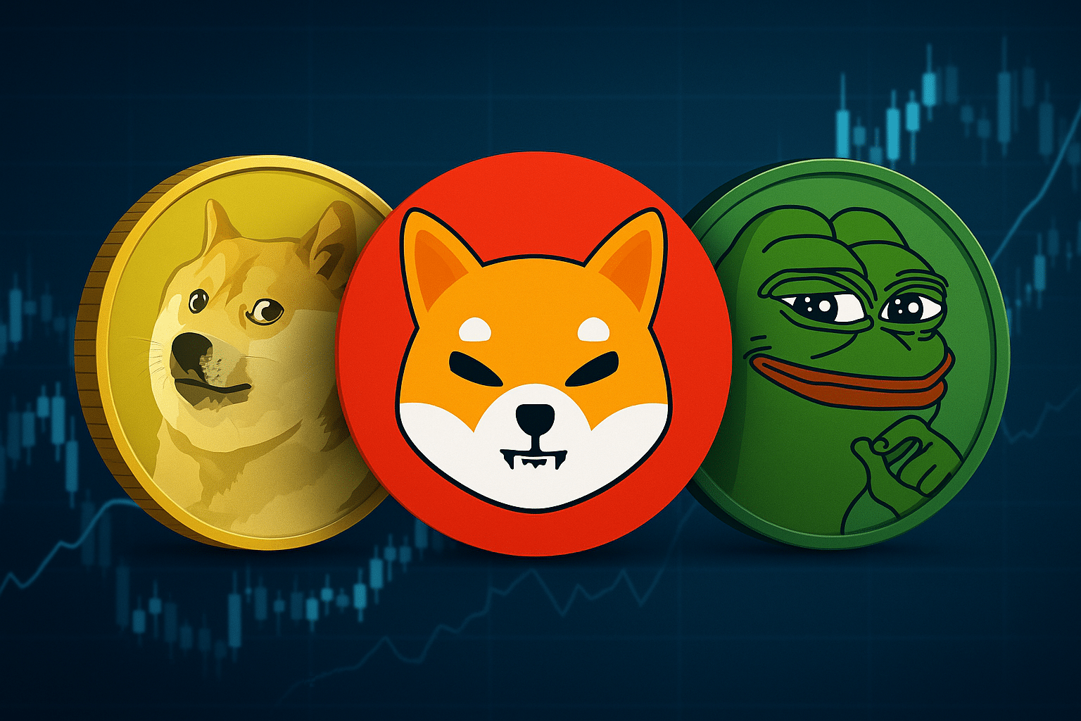 Dogecoin, Shiba Inu et Pepe : trois memecoins emblématiques dont la valeur repose sur l’adhésion communautaire et la viralité en ligne

